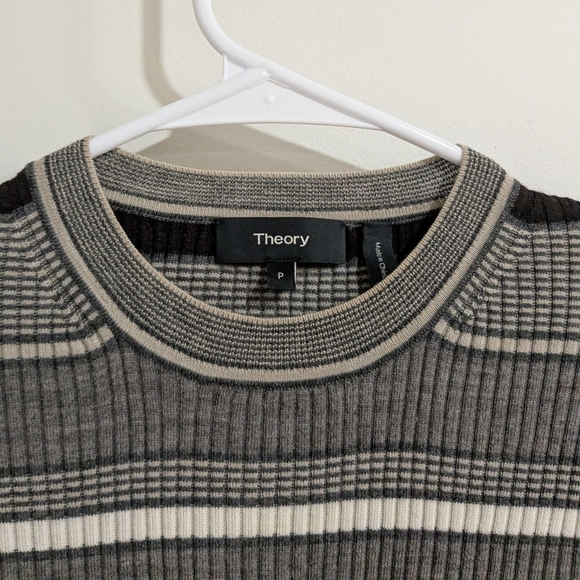 Theory Crew Neck Regal Wool Sweater - Picture 3 of 6